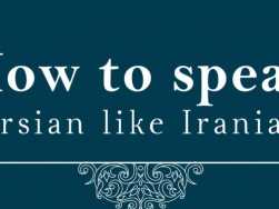 Learn to speak farsi to travel to iran
