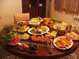 المائدة الايرانية في شهر رمضان المبارك 